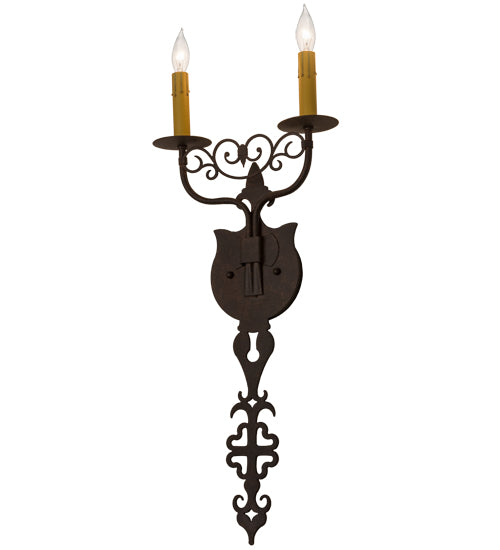 11" Wide Merano 2 Light Wall Sconce