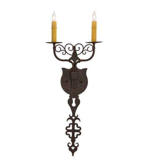 11" Wide Merano 2 Light Wall Sconce