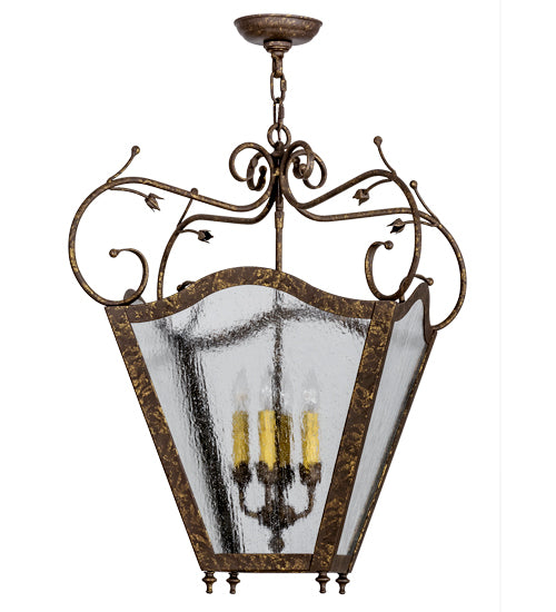 20" Square Terena 4 Light Pendant