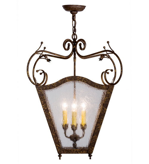 20" Square Terena 4 Light Pendant