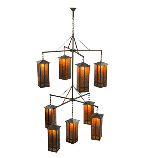 62" Wide Church Street 9 Light Chandelier