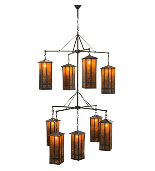 62" Wide Church Street 9 Light Chandelier