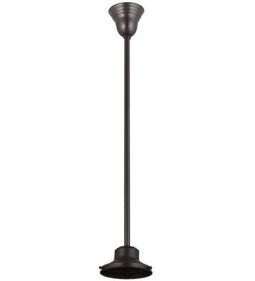 6.5" Wide Craftsman Brown On Brass 1 Light Pendant Hardware