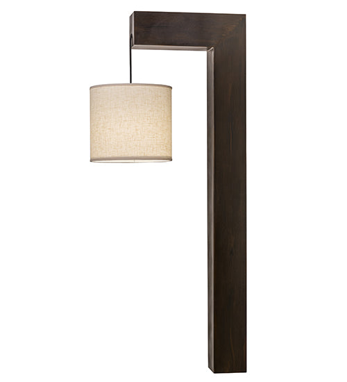 12" Wide Cilindro Hickory Wall Sconce