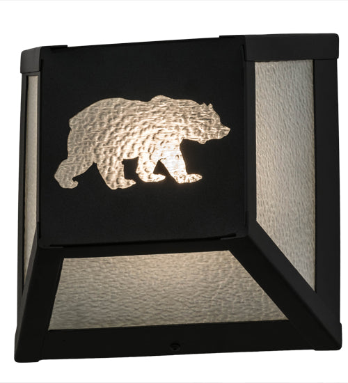 10"W Lone Bear Wall Sconce