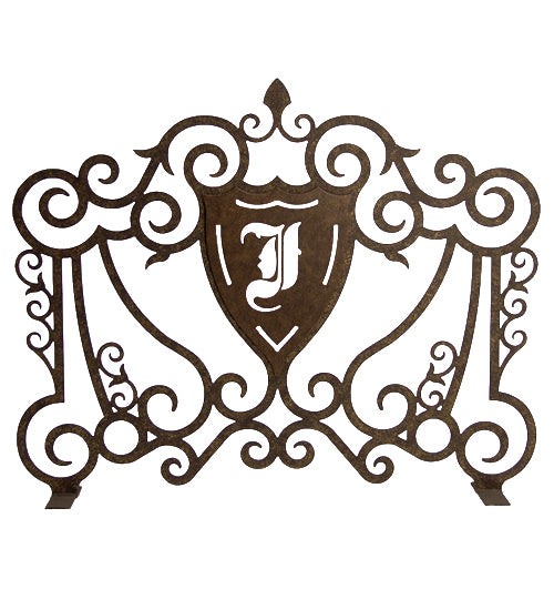 42" Wide Monogram Fireplace Screen