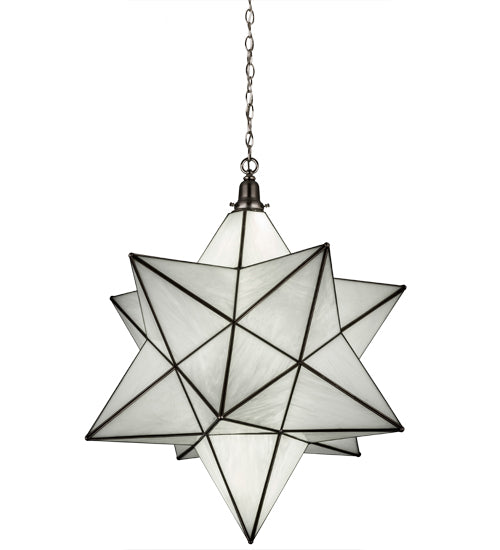 32"W Moravian Star Pendant