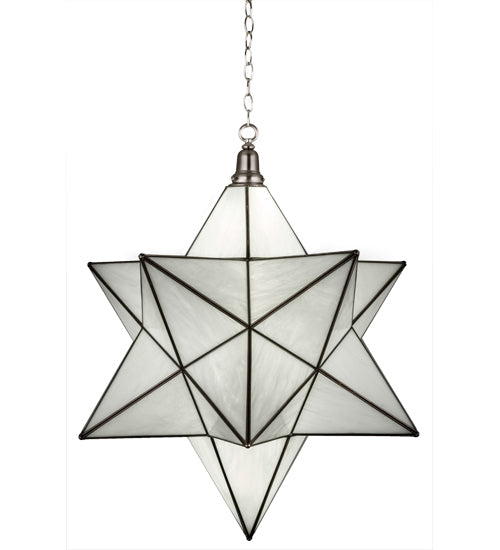 32"W Moravian Star Pendant