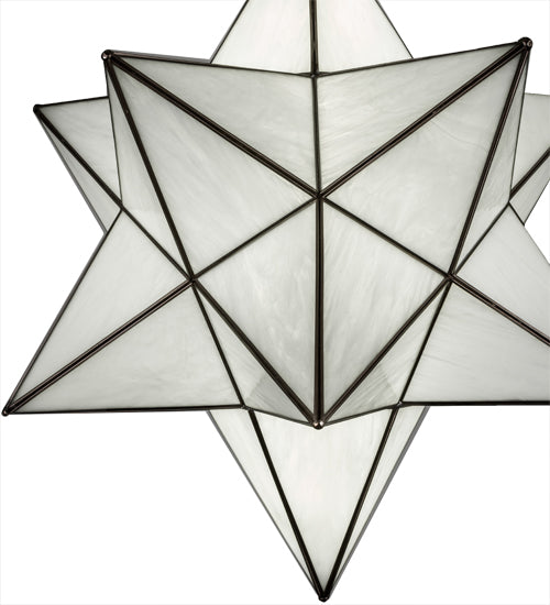 32"W Moravian Star Pendant