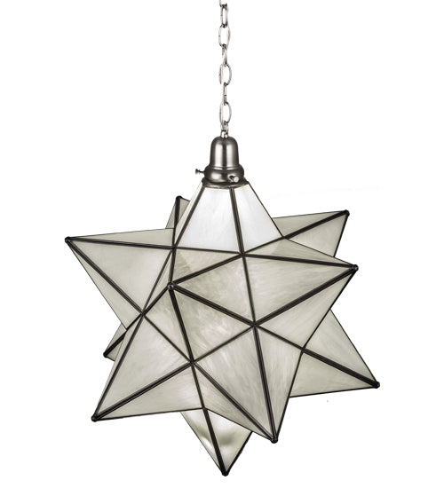 24"W Moravian Star Pendant