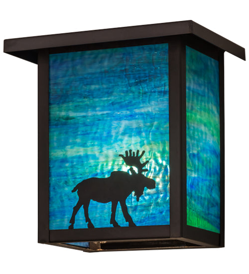 8"W Hyde Park Moose Wall Sconce