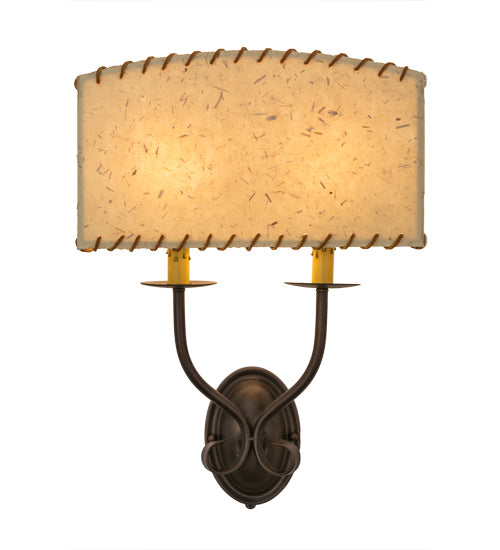 15" Wide Ranchero Wall Sconce