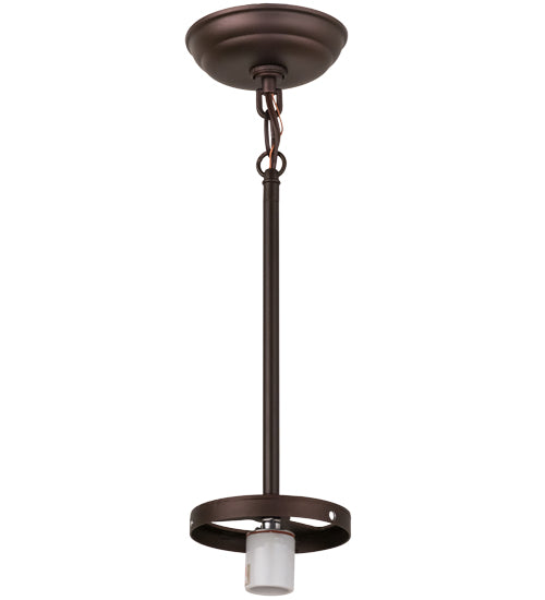 5"W Mahogany Bronze 1 Lt Pendant Hardware