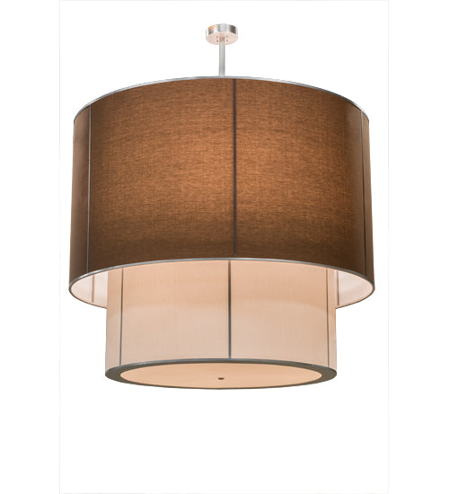 72"W Cilindro 2 Tier Textrene Pendant