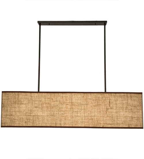 59"L Quadrato Lounge Oblong Pendant