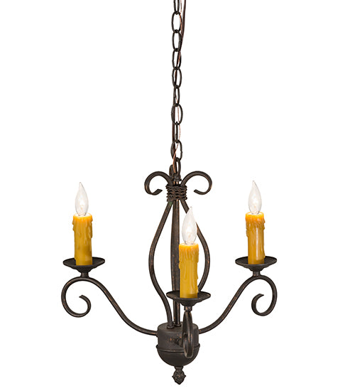 18" Wide Sienna 3 Light Chandelier