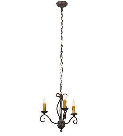 18" Wide Sienna 3 Light Chandelier