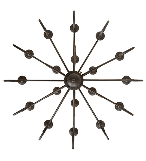 60" Wide Sienna 18 Lt Two Tier Chandelier