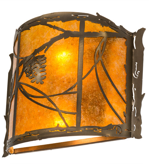 12"W Whispering Pines Wall Sconce