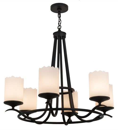 36" Wide Octavia 6 Light Chandelier