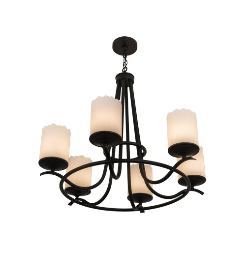 36" Wide Octavia 6 Light Chandelier