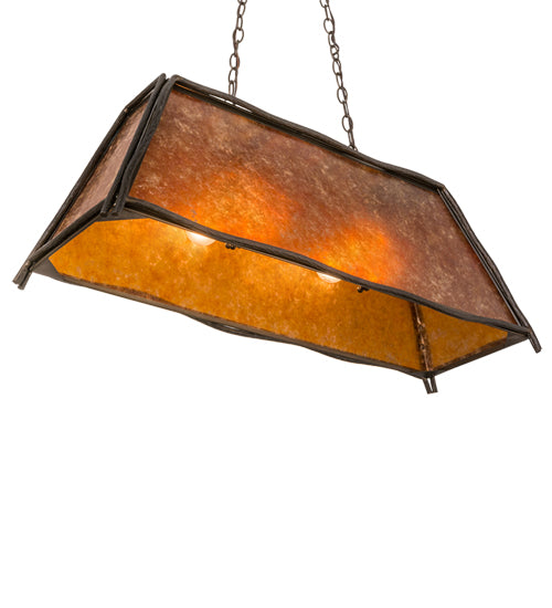 37"L Sticks Oblong Pendant