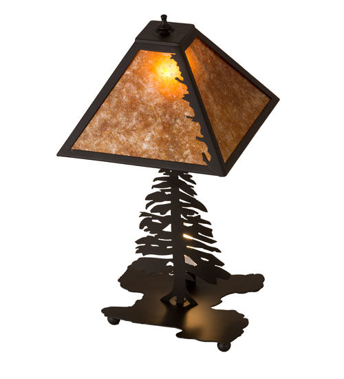 21" High Leaf Edge Table Lamp