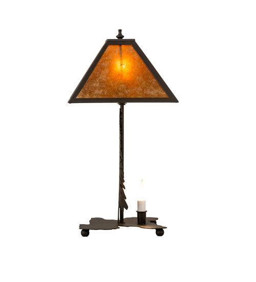 21" High Leaf Edge Table Lamp