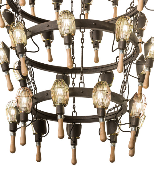 65"W Juala Pin 63 Lt Chandelier