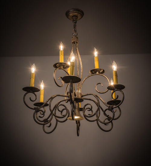 26" Wide Grace 10 Light Chandelier