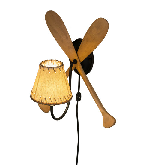 14"W Paddle Wall Sconce