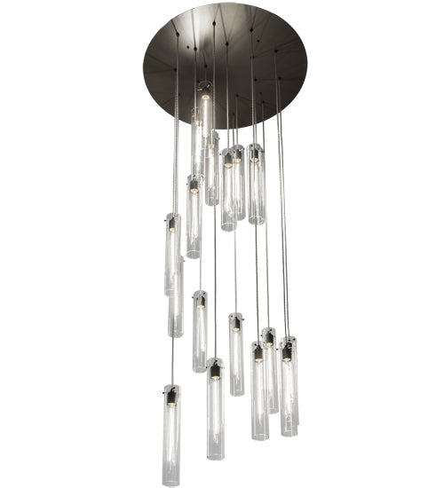 36" Wide Cilindro 18 Light Cascading Pendant