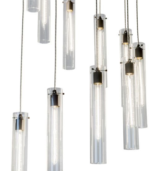 36" Wide Cilindro 18 Light Cascading Pendant