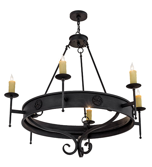 48" Wide Lorenzo 6 Light Chandelier