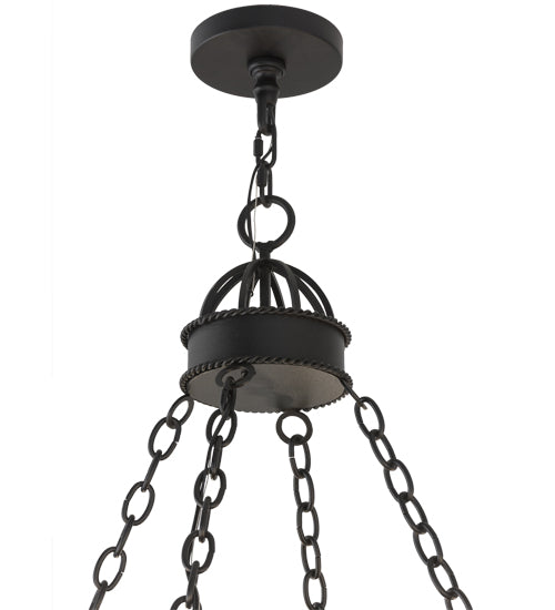 38"W Sabrina 8 Lt Chandelier