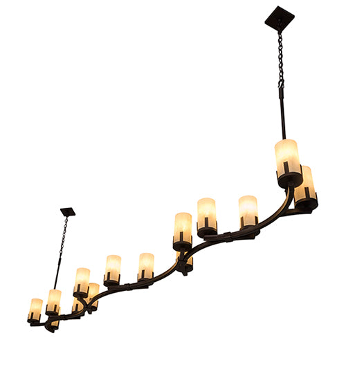 118" Long Cero 14 Light Oblong Chandelier