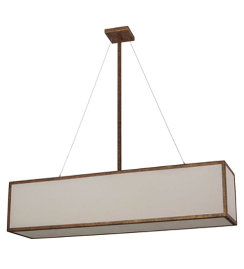 52"L Quadrato Linear Oblong Pendant