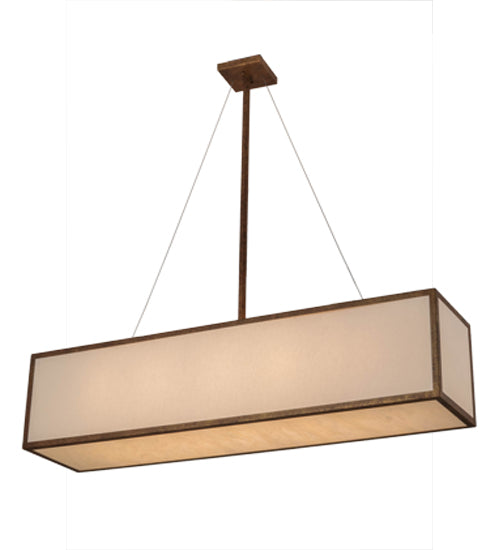 52"L Quadrato Linear Oblong Pendant