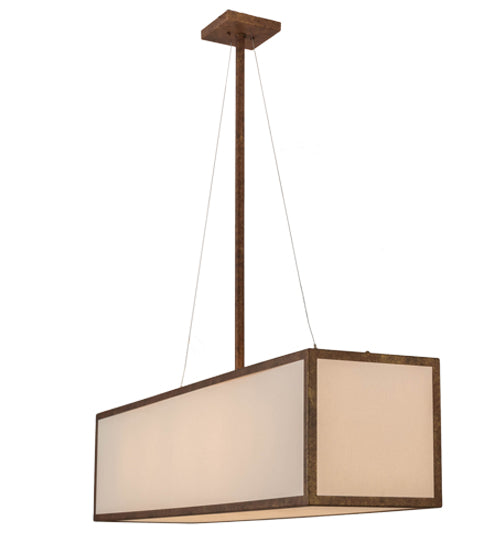 52"L Quadrato Linear Oblong Pendant