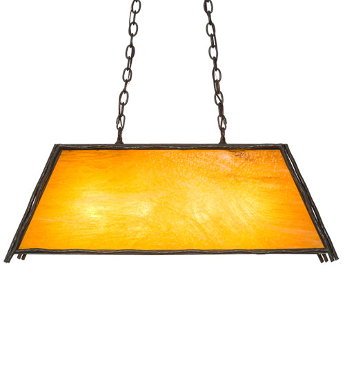 36"L Sticks Oblong Pendant