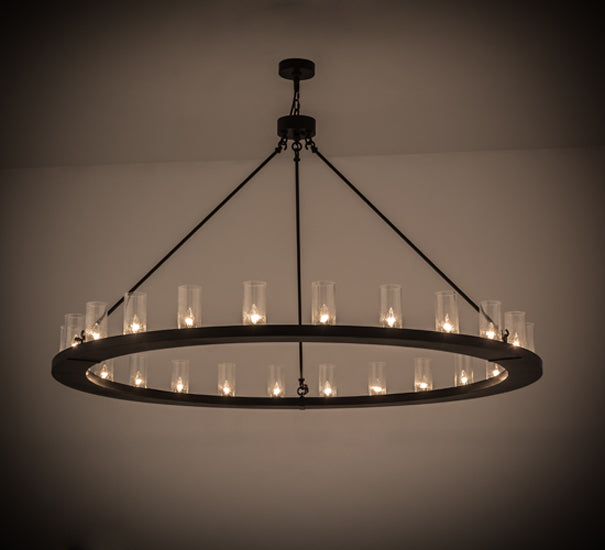 72" Wide Loxley 24 Light Chandelier