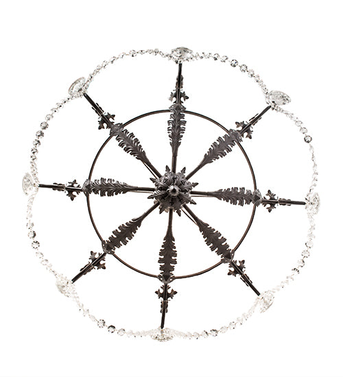 45"W Antonia 8 Lt Chandelier