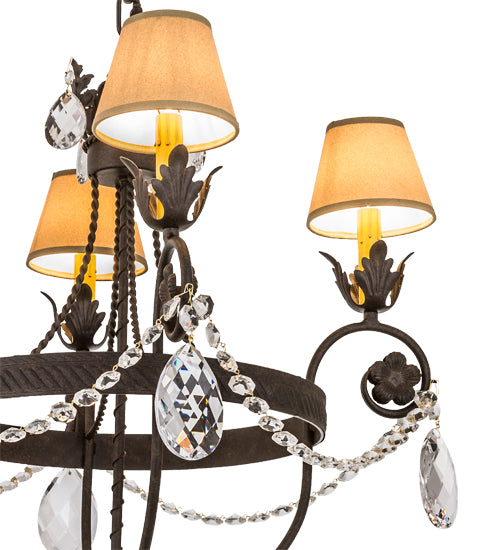 26"W Antonia 4 Lt Chandelier