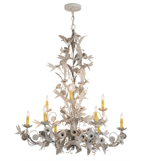 36" Wide Le Printemps 9 Light Chandelier