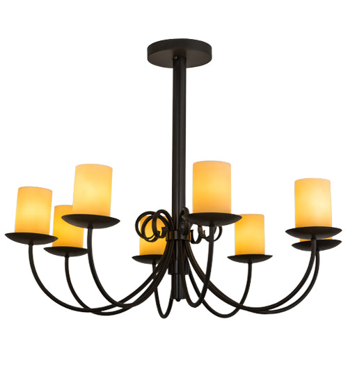 40"W Atria 8 Lt Chandelier