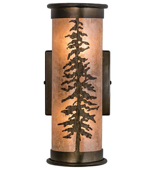 5" Wide Tall Pines Wall Sconce