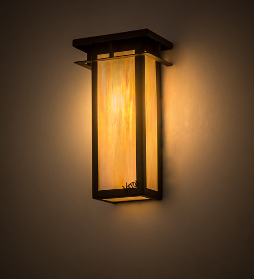 6" Wide Portico Mission Wall Sconce