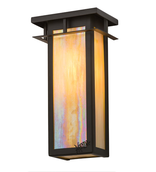 6" Wide Portico Mission Wall Sconce