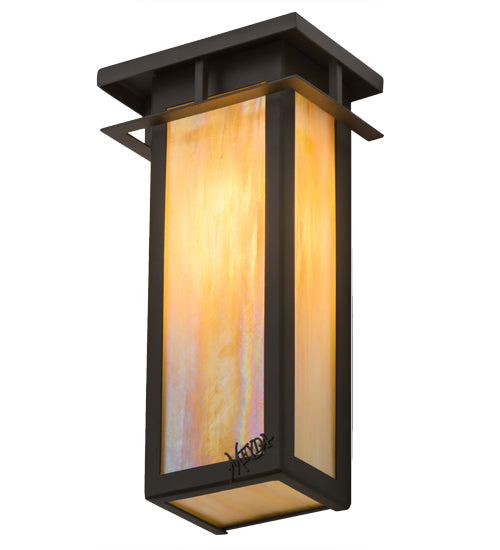 6" Wide Portico Mission Wall Sconce