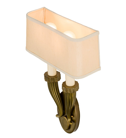 12" Wide Bancroft 2 Light Wall Sconce